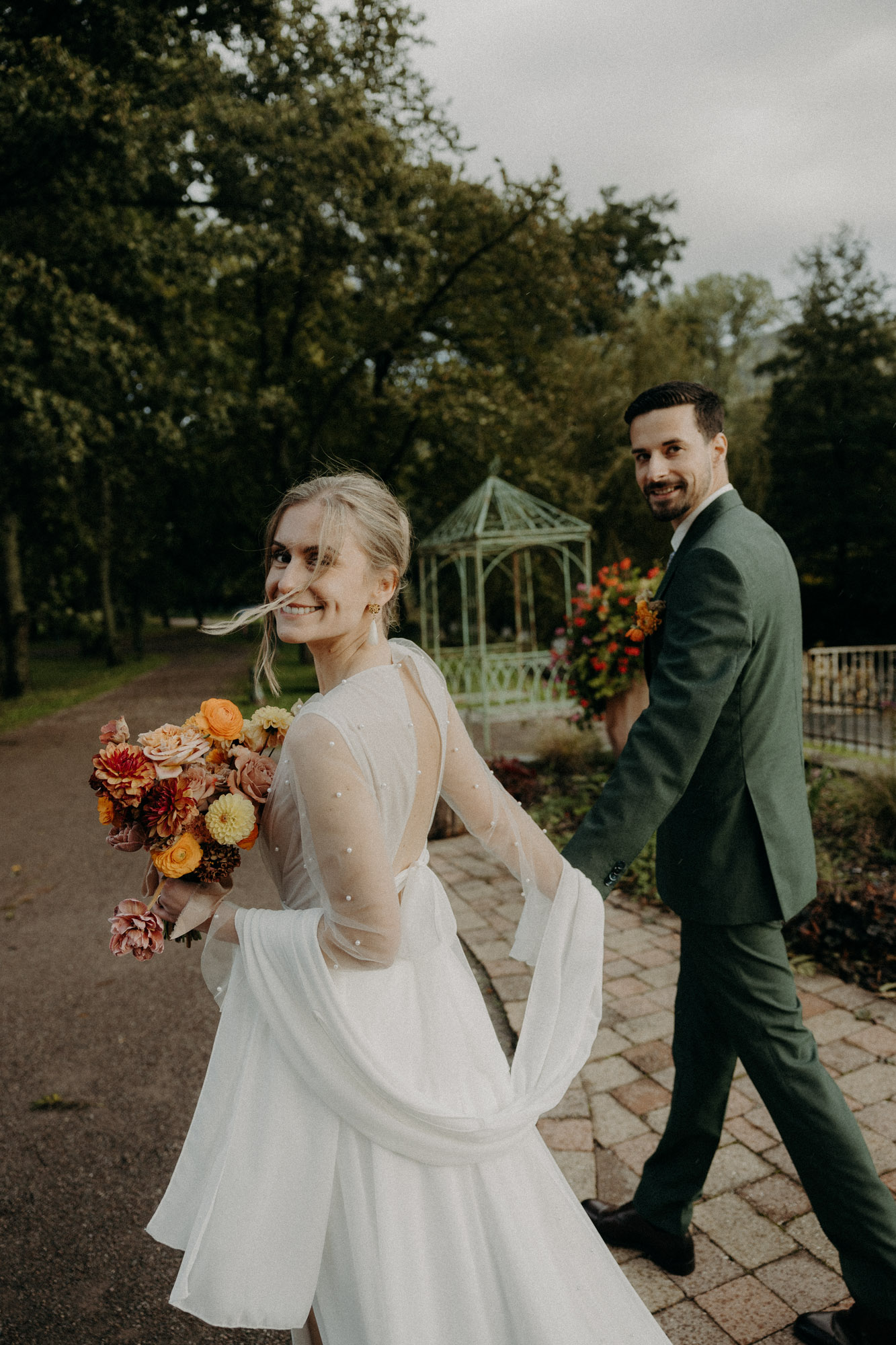 day after mariage dans une ruine de château