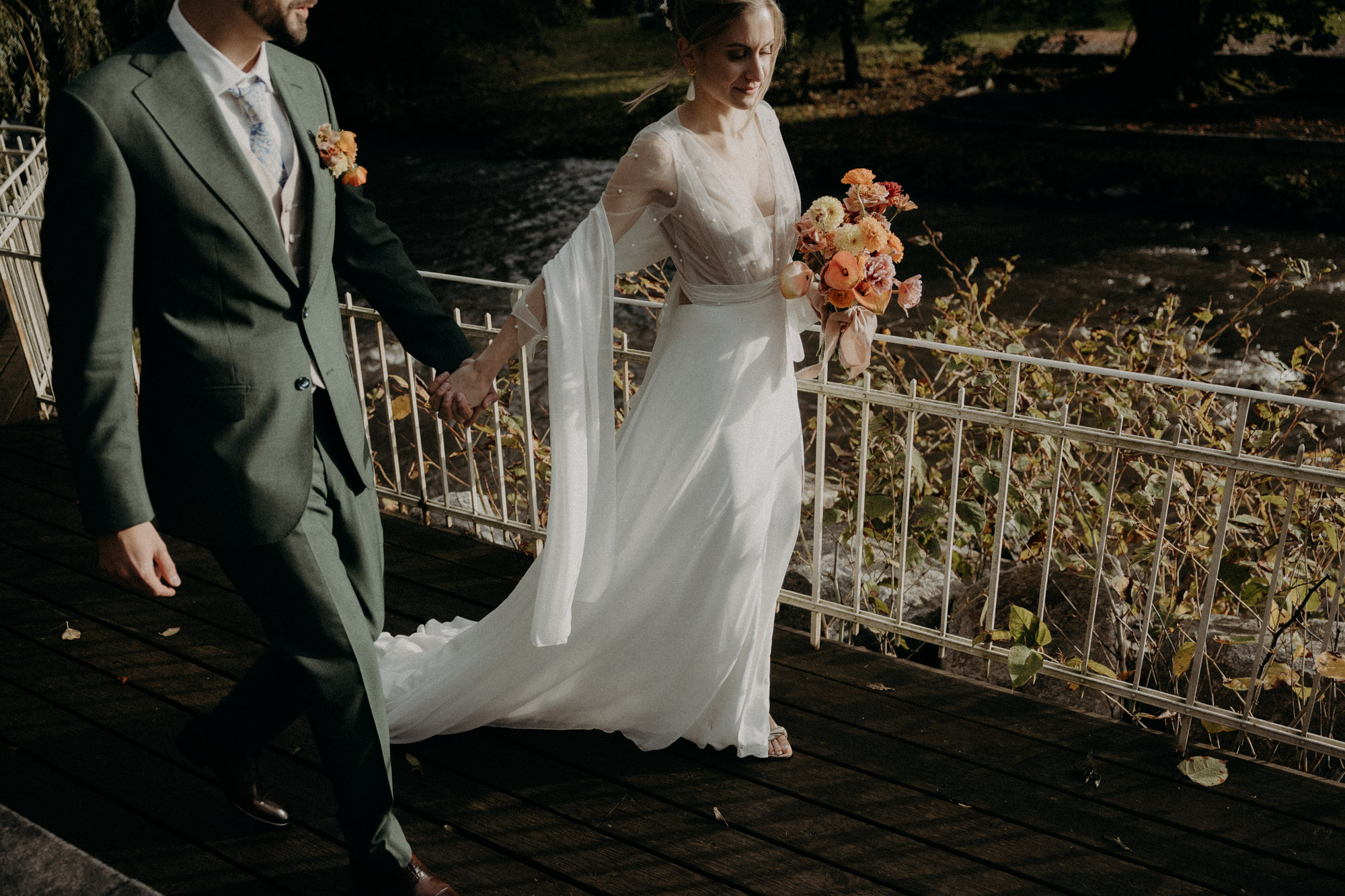 day after mariage dans une ruine de château