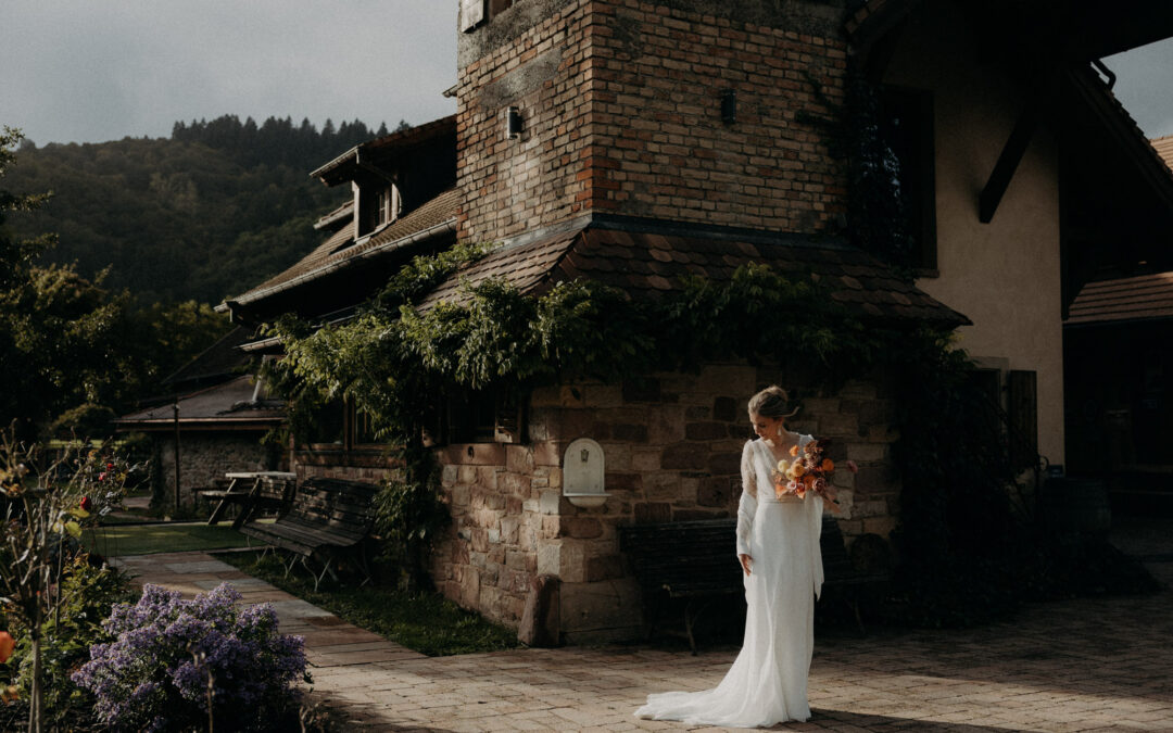 Mariage d’automne à la Drille au bord de l’eau