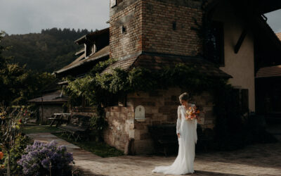 Mariage d&rsquo;automne à la Drille au bord de l&rsquo;eau